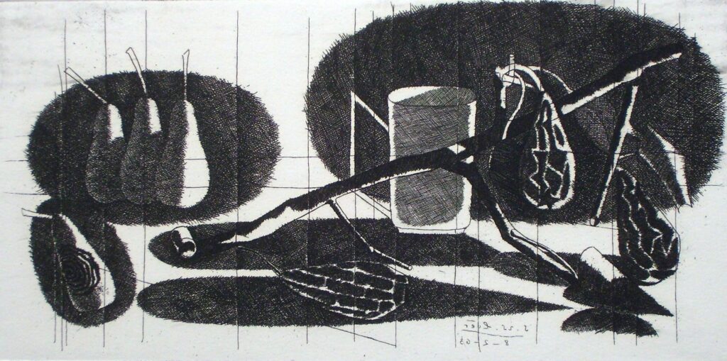 Grosses Stillleben mit Birnen 1963 - Klage eines Sommers