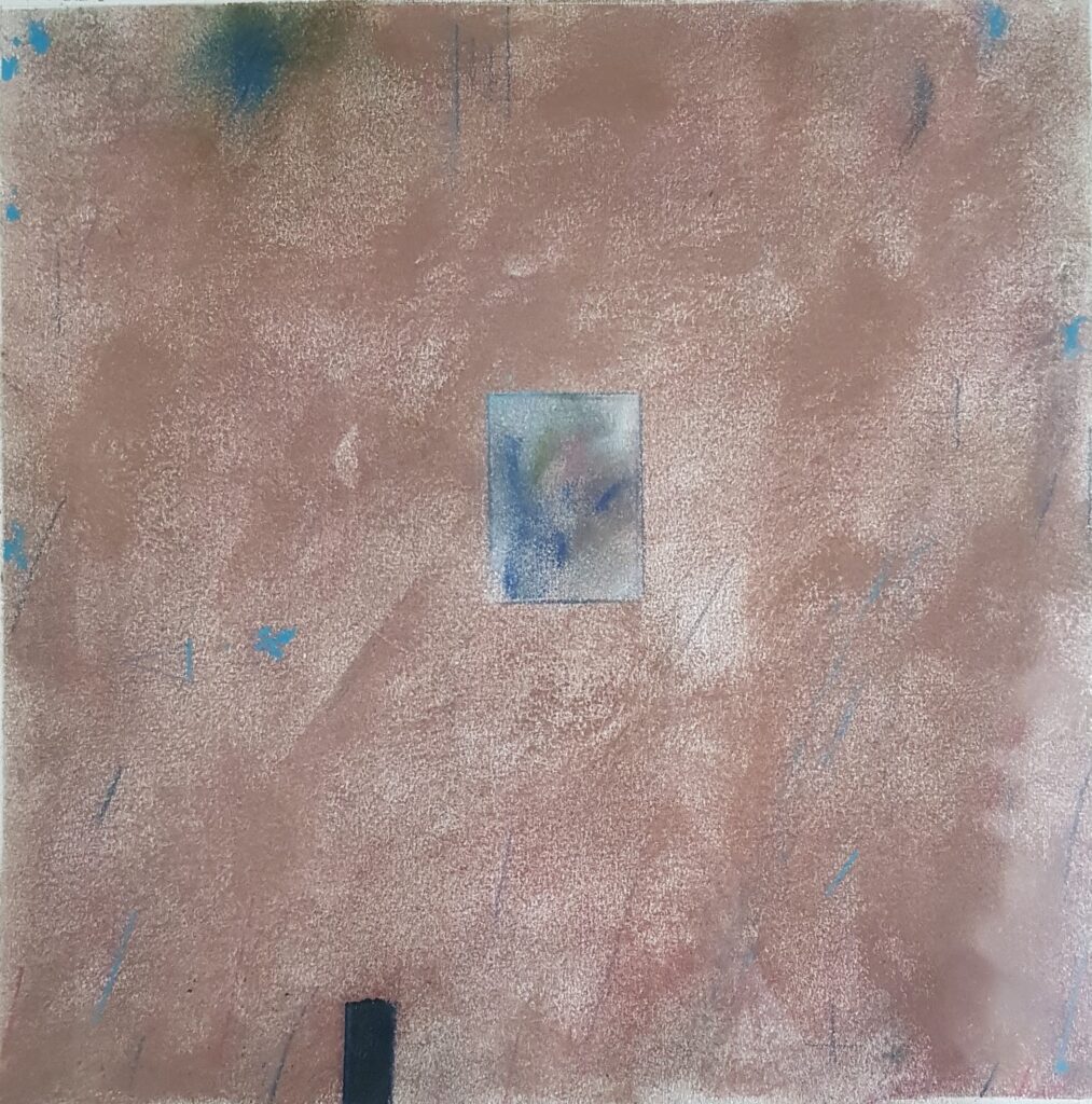 Himmelsausschnitt auf braunvioletem Fond 2004