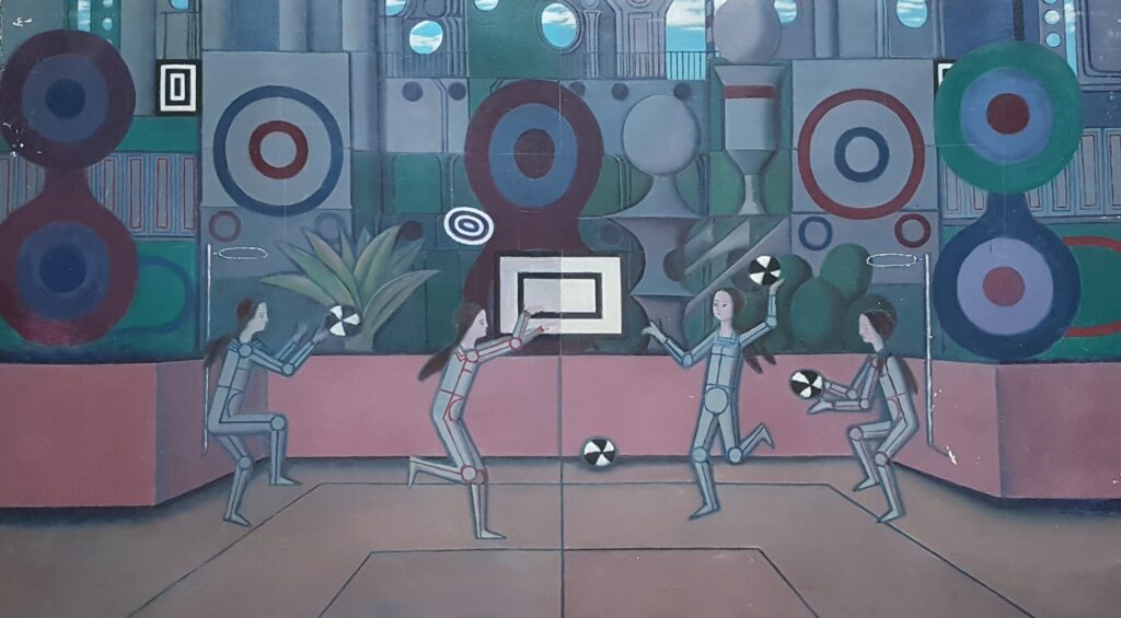 4 Mädchen vor Kathedrale