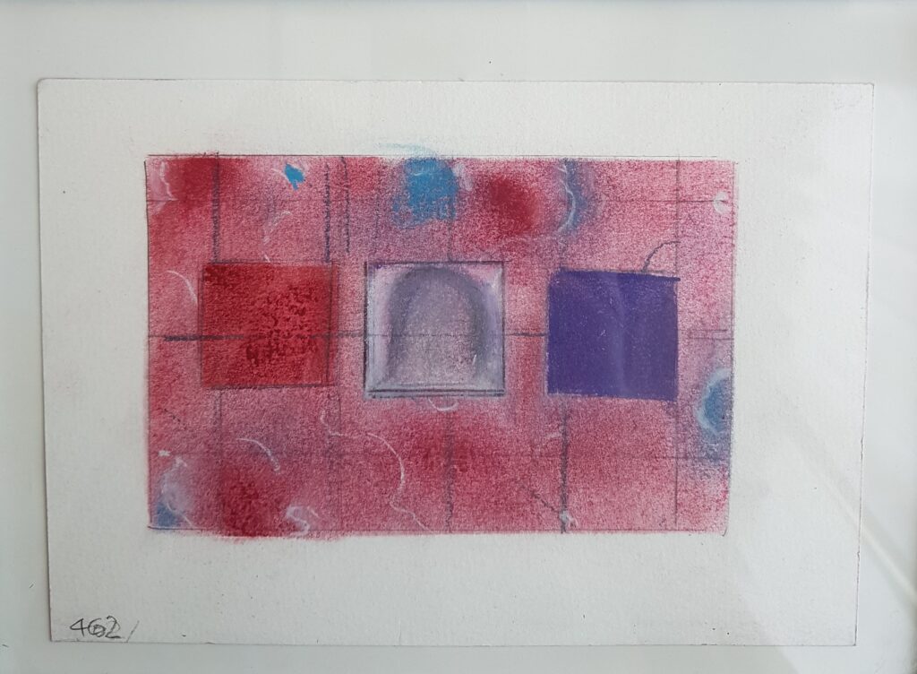 Kosmischer Himmel mit 3 Quadraten – Solstice 2004 (2)