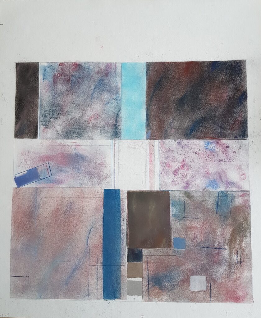 Kosmische Landschaft mit Himmelsausschnitt 2007