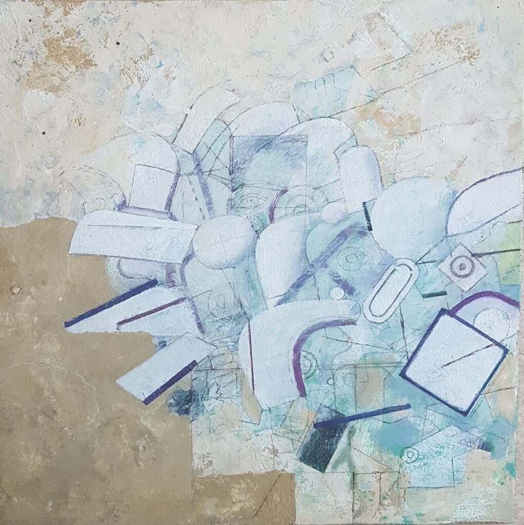 Weisses Agglomerat - La table de l'astronaute 1986