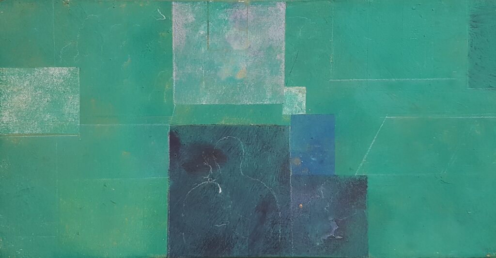 Schwarze Madonna auf grünem Grund 1983