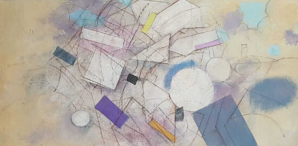 Meerlandschaft mit weissem Agglomerat 2004